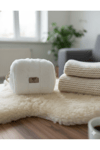 Teddy Peluş Fermuarlı Çok Amaçlı Çanta
