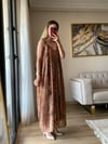 Etnik Desen Askılı Şifon Elbise