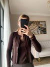 Kahverengi Dantel Atlet Detay İkili Takım