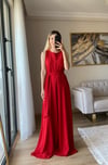 Kuşaklı Kırmızı Şık Tulum