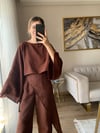 Müslin Şal Bağlamalı Taşlı Takım