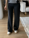 Siyah Oys Model Pantolon