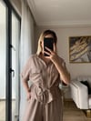 Vizon Beli Bağcıklı Fermuarlı Takım