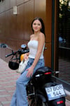 BEYAZ LİKRALI CROP