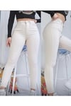 Beyaz Skinny Jean
