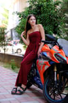 BUZZY BÜZGÜLÜ CROP BELİ LASTİKLİ PANTOLON TAKIM