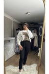 leopar desenli sweat