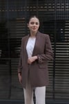 LEOPAR DETAY BLAZER