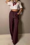 Premium Bambu Kumaş Kadın Palazzo Pantolon