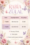 Desenli Modal Elbise - Mavi