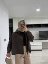 POPLİN GÖMLEK / KAHVERENGİ