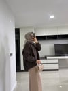 POPLİN GÖMLEK / KAHVERENGİ