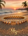 Gold Heart Diamond Bileklik