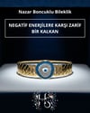 Nazar Boncuklu Çelik Bileklik