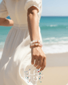 Rose Pearl – Pembe Kuvars & İnci Bileklik