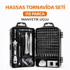 115 Parça Manyetik Uçlu Hassas Tornavida Seti