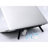 2 Kademeli Katlanabilir ve Yapışkanlı Laptop Standı Siyah CM-438