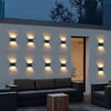 2'li Solar Duvar Aydınlatması (6 LED, Gün Işığı)
