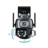 3MP + 3MP Wi-Fi IP TF Kart Girişli Optik Zoom Kamera