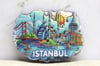 Ahşap İstanbul Temalı Magnet - Model 11