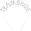 Gümüş Kaplama Kristal Taşlı Team Bride Taç