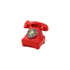 Kırmızı Ankesörlü Telefon Biblosu - Vintage Tasarım - Reçine Süs Eşyası