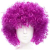 Koyu Mor Renk Violet Afro Bonus Saç Peruk