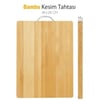 Metal Saplı Bambu Kesim Panosu