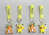 Pikachu Raichu Silikon Anahtarlık