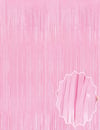 Soft Pembe Püsküllü Kapı Perdesi