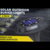 Solar Güneş Panelli LED Bahçe Ledi (4'lü)