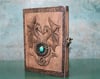 Taşlı Deri Defter Model 8
