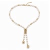 Biju by Servi İnci ve Gold Boncuklu Yıldız Detaylı Çift Sallantılı Kolye