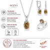 Servi 925 Ayar Gümüş Clara Set