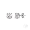 Servi 925 Ayar Gümüş Diamond Glow Zirkon Taşlı Tektaş Küpe