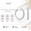 Servi 925 Ayar Gümüş Elise Küpe