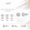 Servi 925 Ayar Gümüş Elisse Tektaş Küpe
