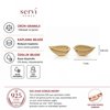 Servi 925 Ayar Gümüş Golden Leaf Yaprak Küpe