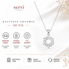 Servi 925 Ayar Gümüş Lotus Kolye