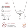 Servi 925 Ayar Gümüş Mystic Serpent Yeşil Gözlü Yılan Kolye