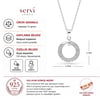 Servi 925 Ayar Gümüş Nail Shine Kolye