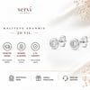 Servi 925 Ayar Gümüş Nova Tektaş Küpe