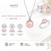 Servi 925 Ayar Gümüş Pomelita Set