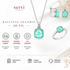 Servi 925 Ayar Gümüş Pomelita Set