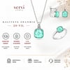 Servi 925 Ayar Gümüş Pomelita Set
