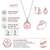 Servi 925 Ayar Gümüş Pomelita Set