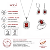 Servi 925 Ayar Gümüş Radiant Baget Set