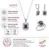 Servi 925 Ayar Gümüş Radiant Baget Set