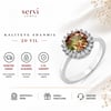 Servi 925 Ayar Gümüş Rainbow Taşlı Yüzük