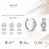 Servi 925 Ayar Gümüş Valencia Küpe